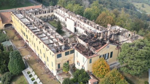 Bernaga kolostor, tűzvész (2025. október 11.)